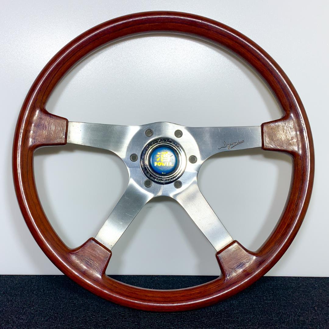 IZUMI イズミ ウッドステアリング 希少モデル 当時物 ホーンボタン付