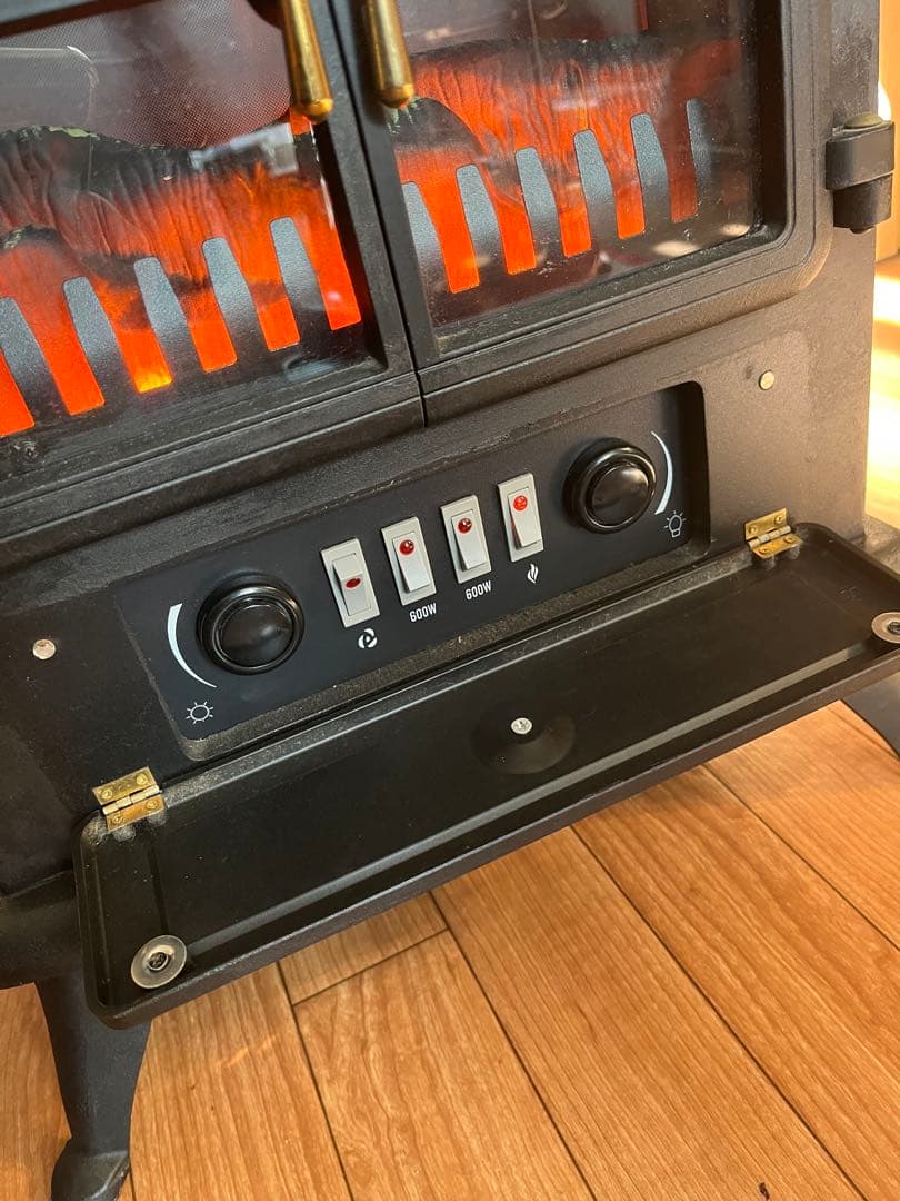 北欧薪ストーブ　電気ストーブ　千葉市直接限定