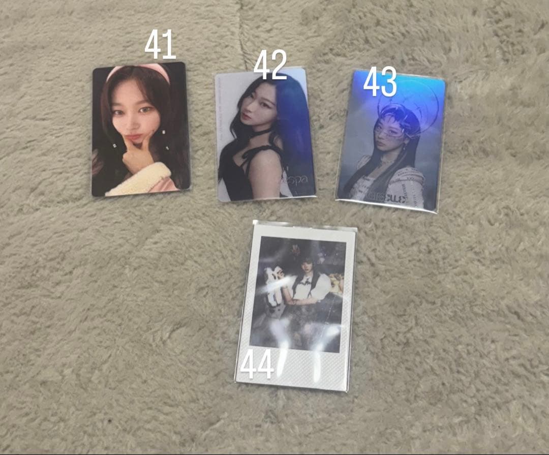 aespa ジゼル　トレカ　まとめ売り　バラ売り可