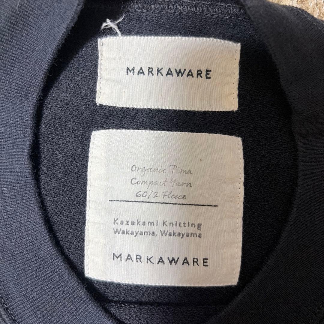 ク*ワ様 【ほぼ未使用】 MARKAWARE オーガニックピマ 風神編み スウェ