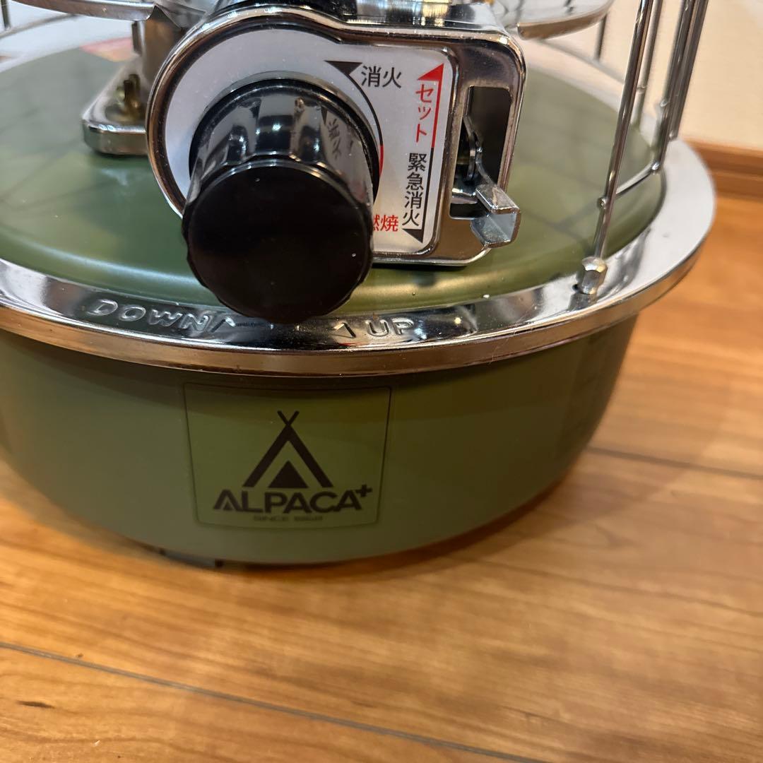 【美品】アルパカストーブ オリーブ 石油ストーブ 収納バック付き TS-77NC