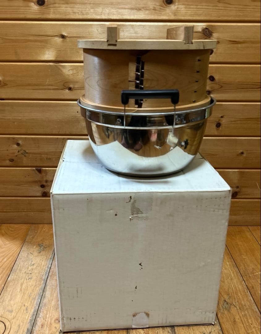 送料無料　和セイロ27㎝　鍋31㎝　蓋　すのこ付き