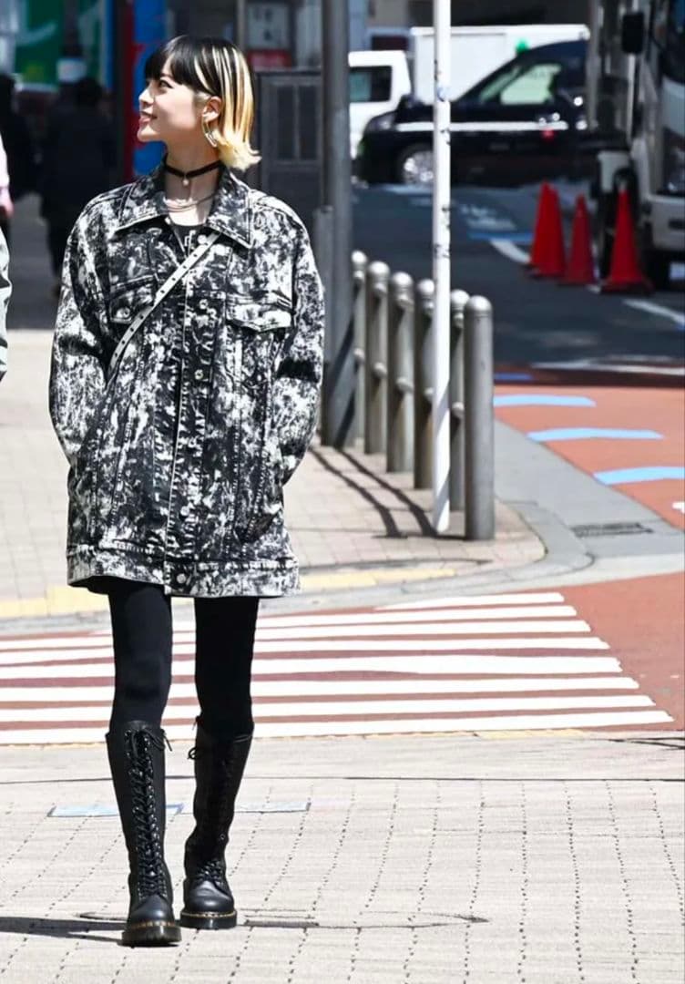 Dr.Martens 1B60BEX UK5 黒 厚底 20ホール 平手友梨奈