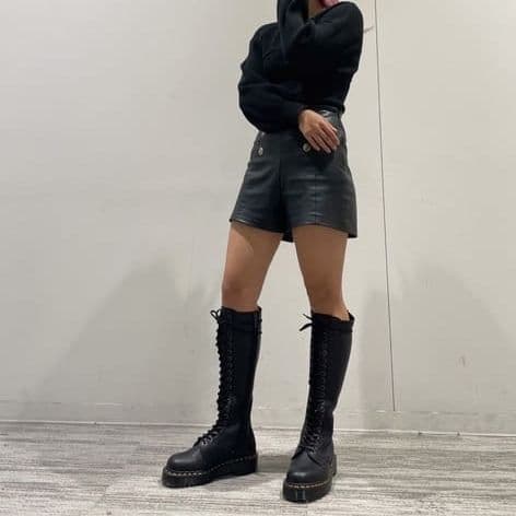 Dr.Martens 1B60BEX UK5 黒 厚底 20ホール 平手友梨奈