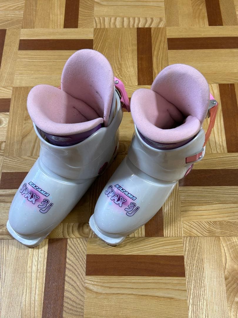KAZAMA 子供用スキーセット　96cm ブーツ2足付