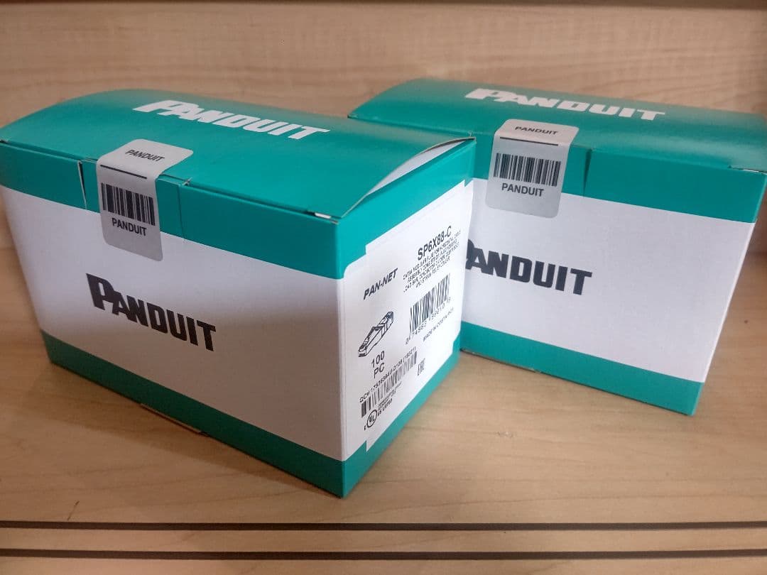 パンドウイット LANコネクタ Cat6A 100個入 SP6X88-C 2箱