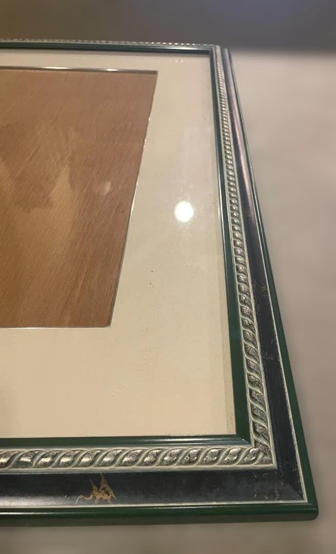 木製 フレーム 額縁 大型 絵画 写真 染色 ポスター 展示 アンティーク調