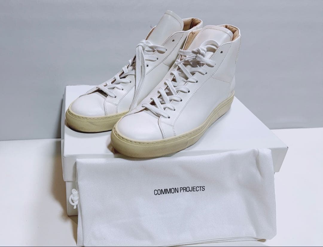 コモンプロジェクト メンズ ハイカット スニーカー 28cm