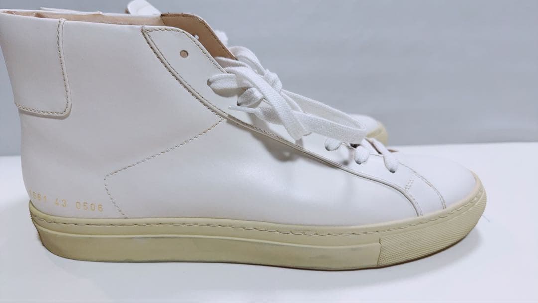 コモンプロジェクト メンズ ハイカット スニーカー 28cm