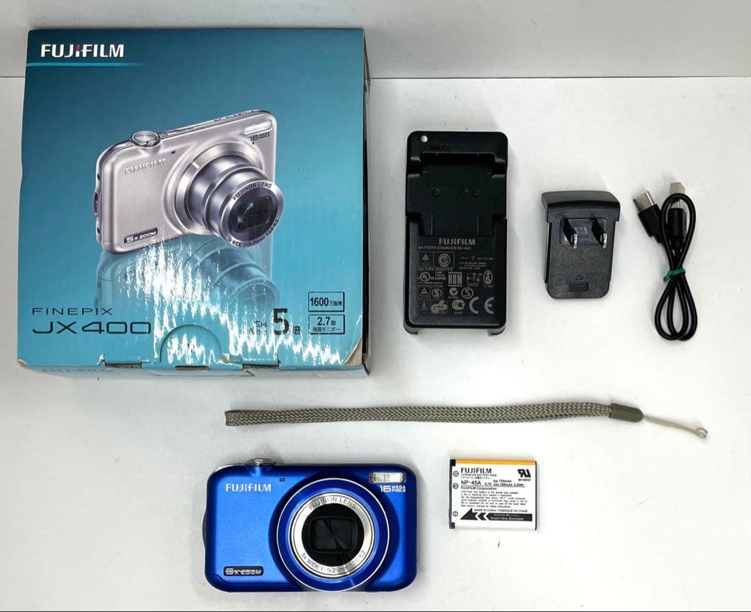 FUJIFILM FINEPIX JX400 デジタルカメラ ブルー