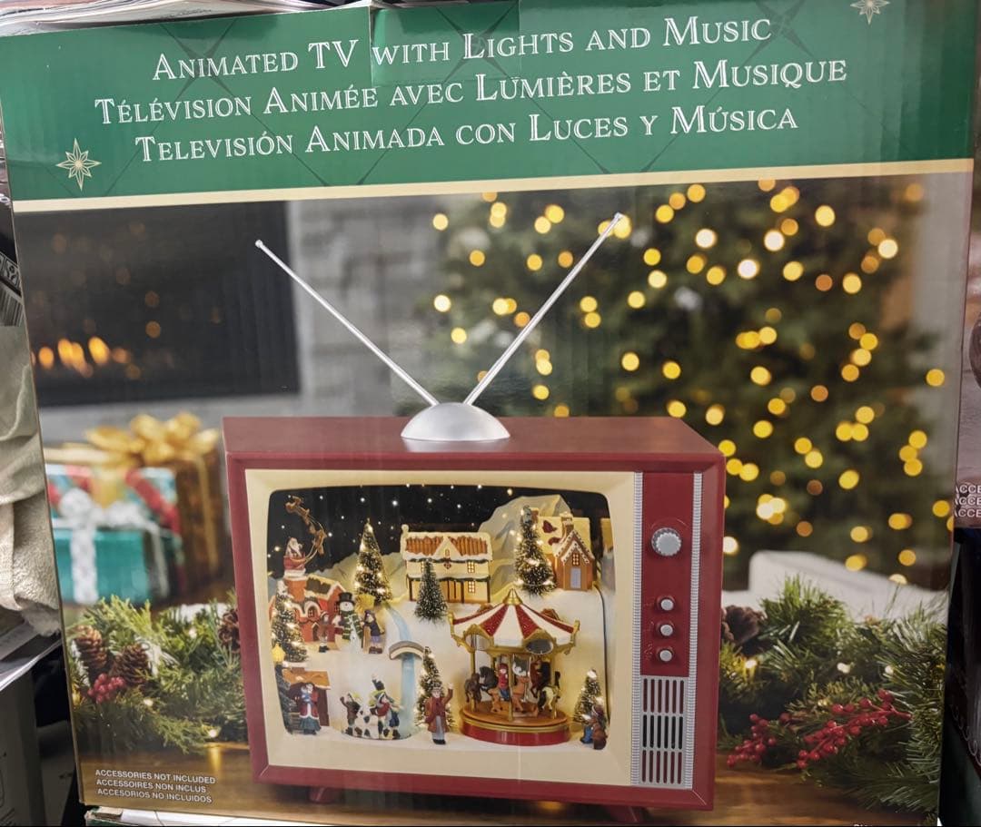 アニメーションテレビ ライトと音楽付き