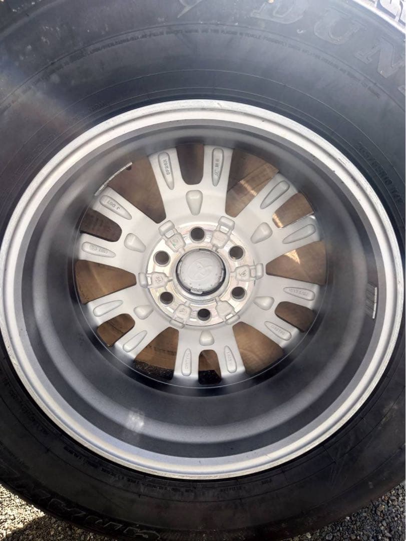 トヨタ 18インチ ホイールセット ランドクルーザー　ランクル　新品　新車外し