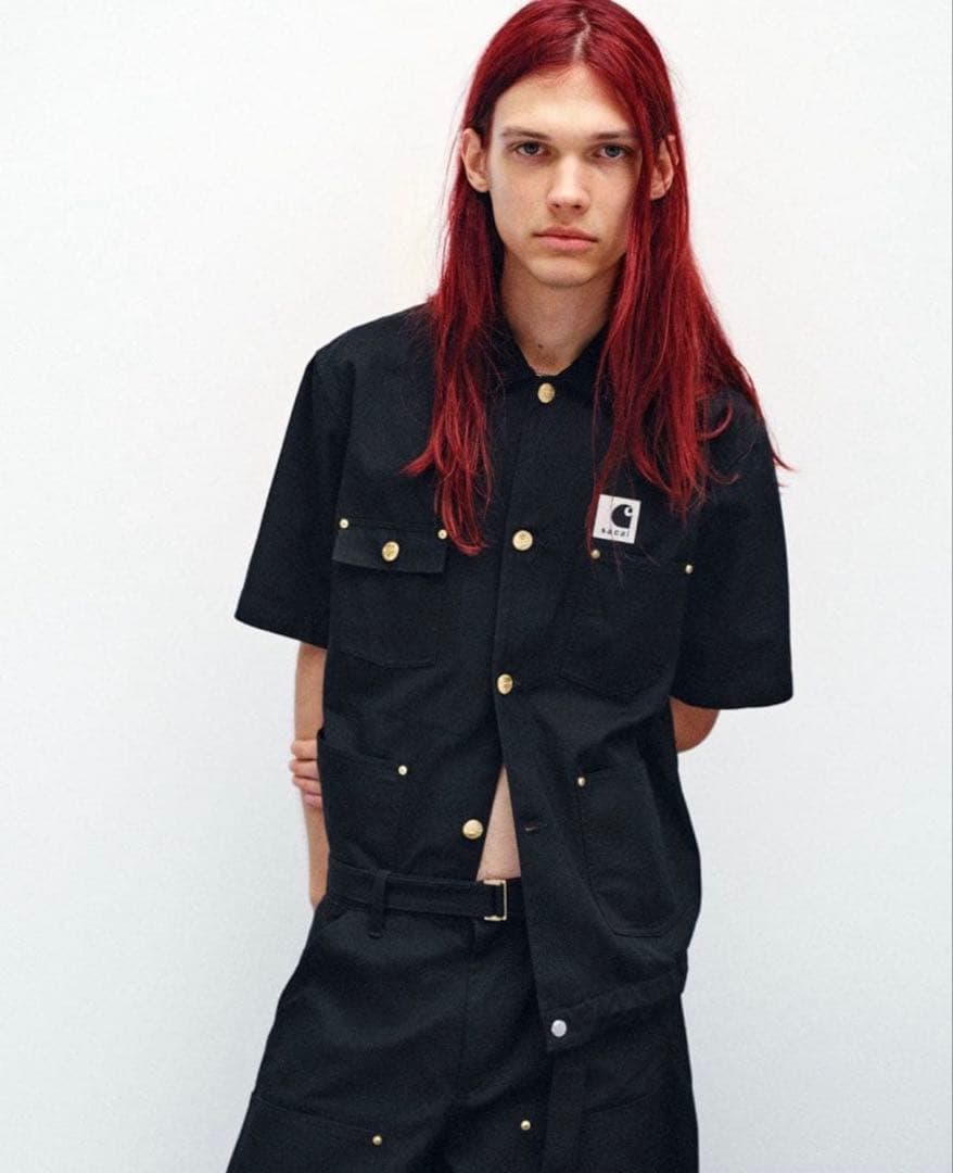 トップス sacai Carhartt WIP Duck Shirt Black 2