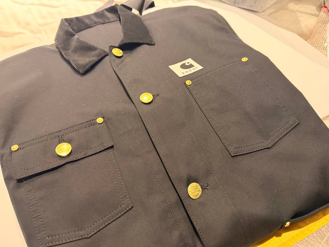 トップス sacai Carhartt WIP Duck Shirt Black 2