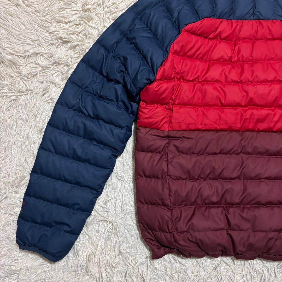 新品 エルエルビーン メンズビーンズダウンジャケットカラーブロック