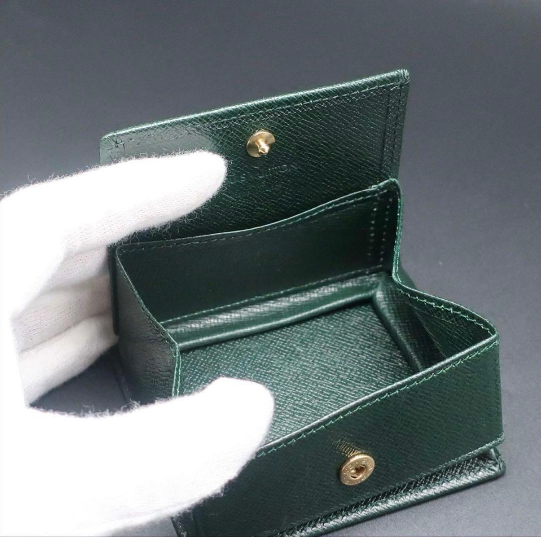 Louis Vuitton ケース小銭入れ ポルトモネボワット タイガ 緑
