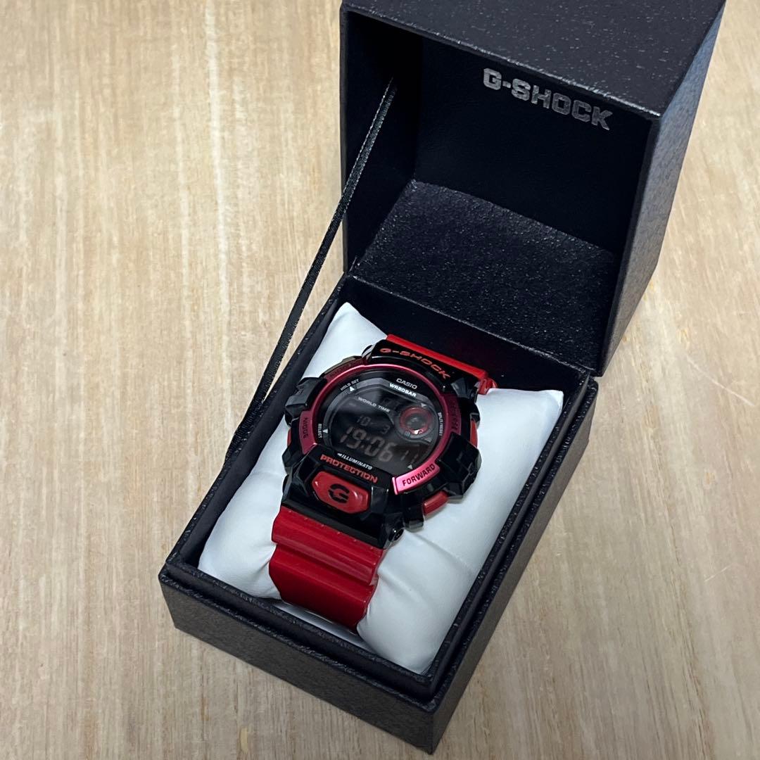 【レア海外モデル超美品】G-SHOCKクレイジーカラーズ G-8900SCレッド