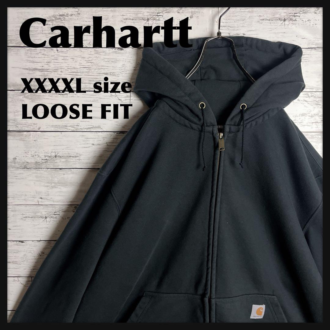 Carhartt◎XXXXL 超ビッグサイズ フルジップ パーカー D282