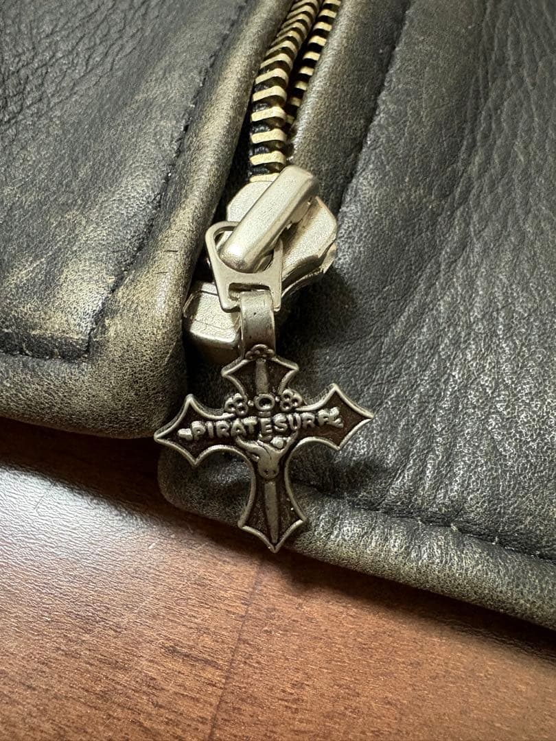 「レア」vintage PIRATE SURF リアルレザージャケット　本革