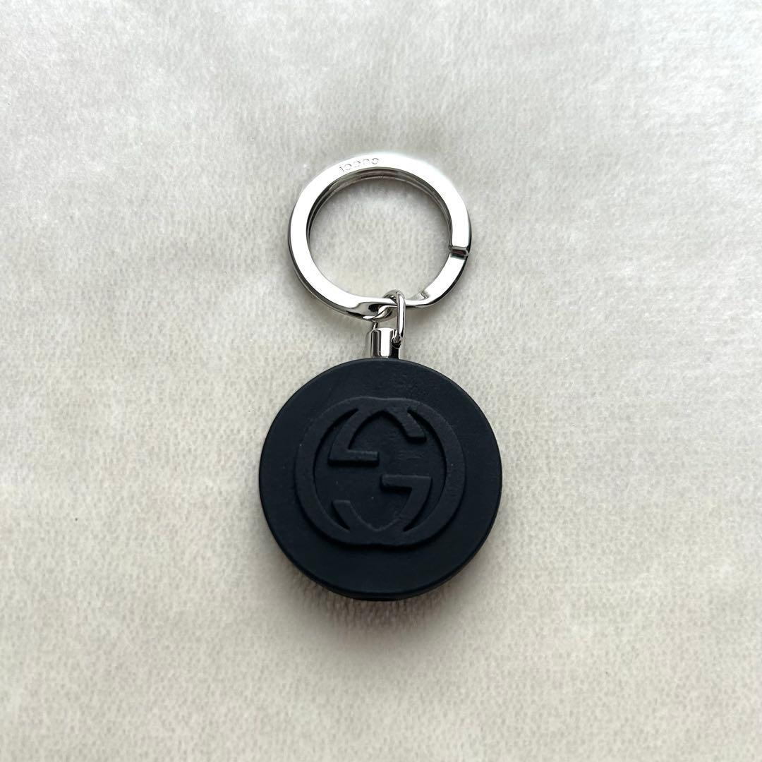 美品 GUCCI グッチ キーリング キーホルダー 黒