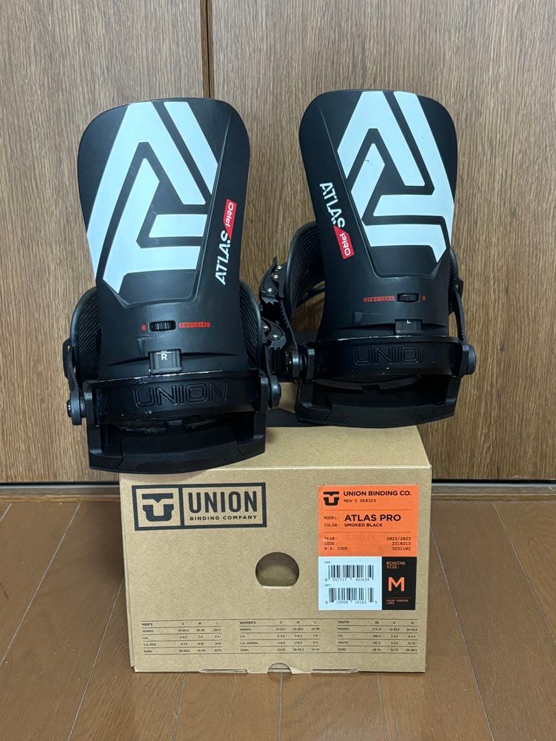 ATLAS PRO Mサイズ　ユニオン　ビンディング