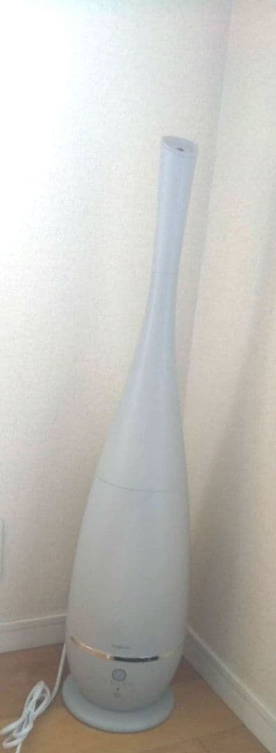 【ほぼ未使用】シレーヌ 上部給水型 超音波式2WAY加湿器 グレー