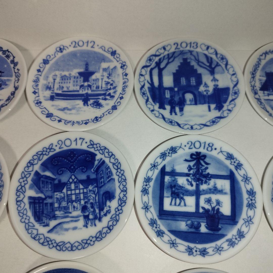 【美品】ロイヤルコペンハーゲン　ミニイヤープレート　計13枚セット