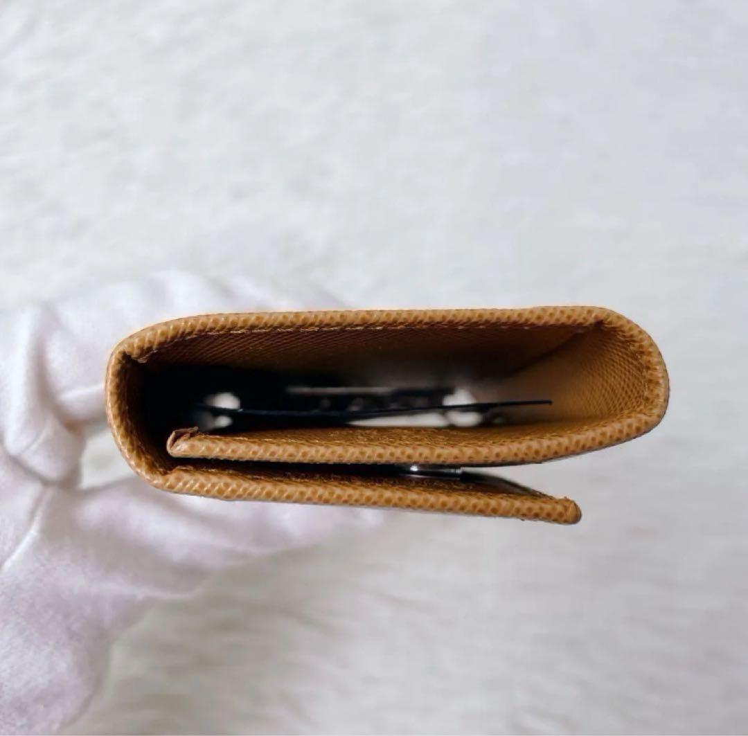 PRADA 6連 キーケース サフィアーノレザー トライアングル オレンジ