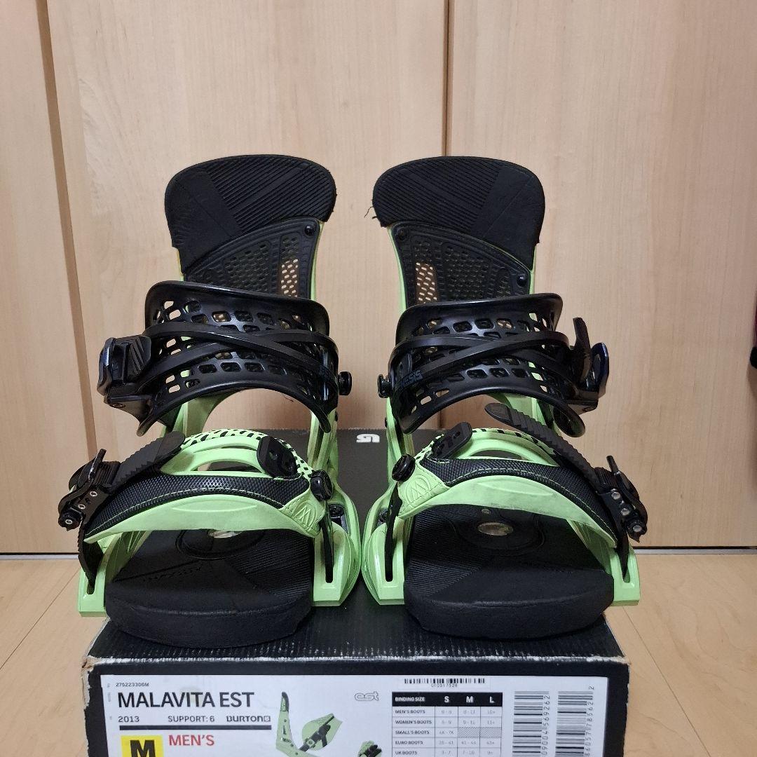 BURTON スノーボード ビンディング MALAVITA EST Mサイズ