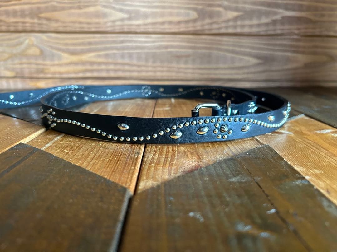 フルスタッズナローベルト18mm幅　シルバーセレクトフラワー htcナロー好き