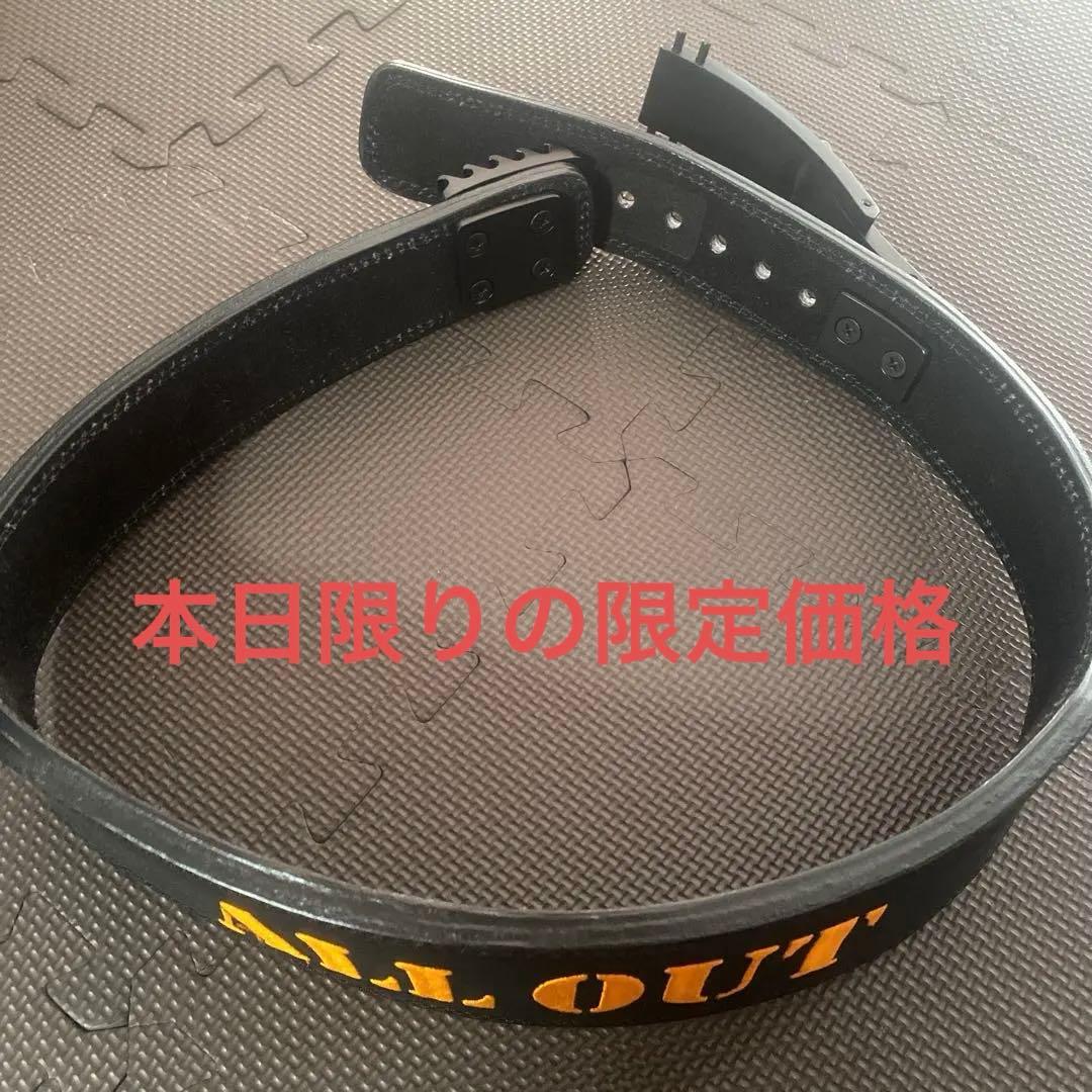 ALLOUT IFBB PRO監修 レバーアクションベルト レバー式 0921
