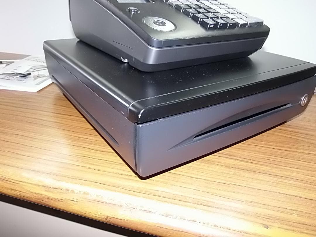 人気の黒1/29設定無料カシオTE-340かなめくり機能インボイスレジスター