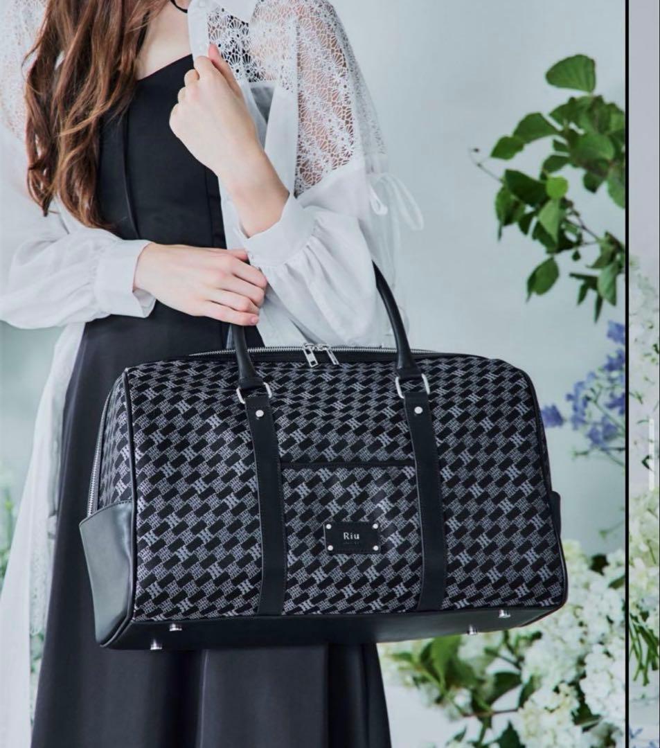 Riu ボストンバッグ Jacquard traveling bag rちゃん