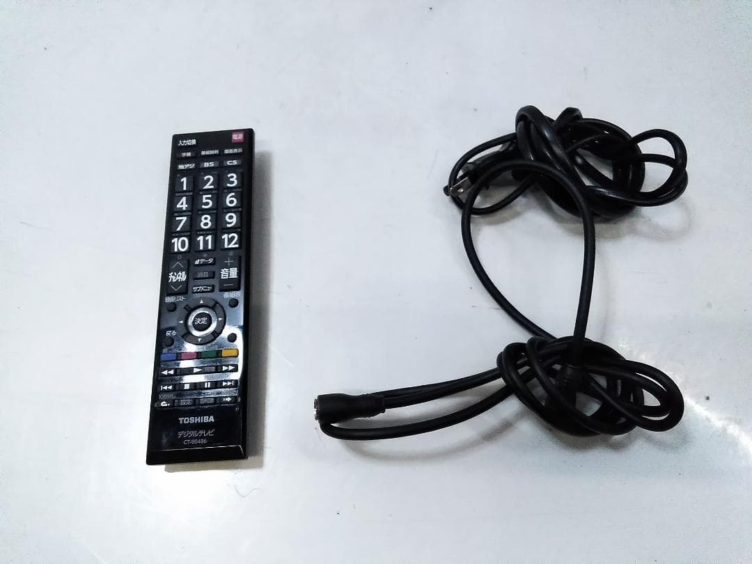 東芝 24S12 レグザ 24V型液晶テレビ リモコン 元箱付 2018年製□