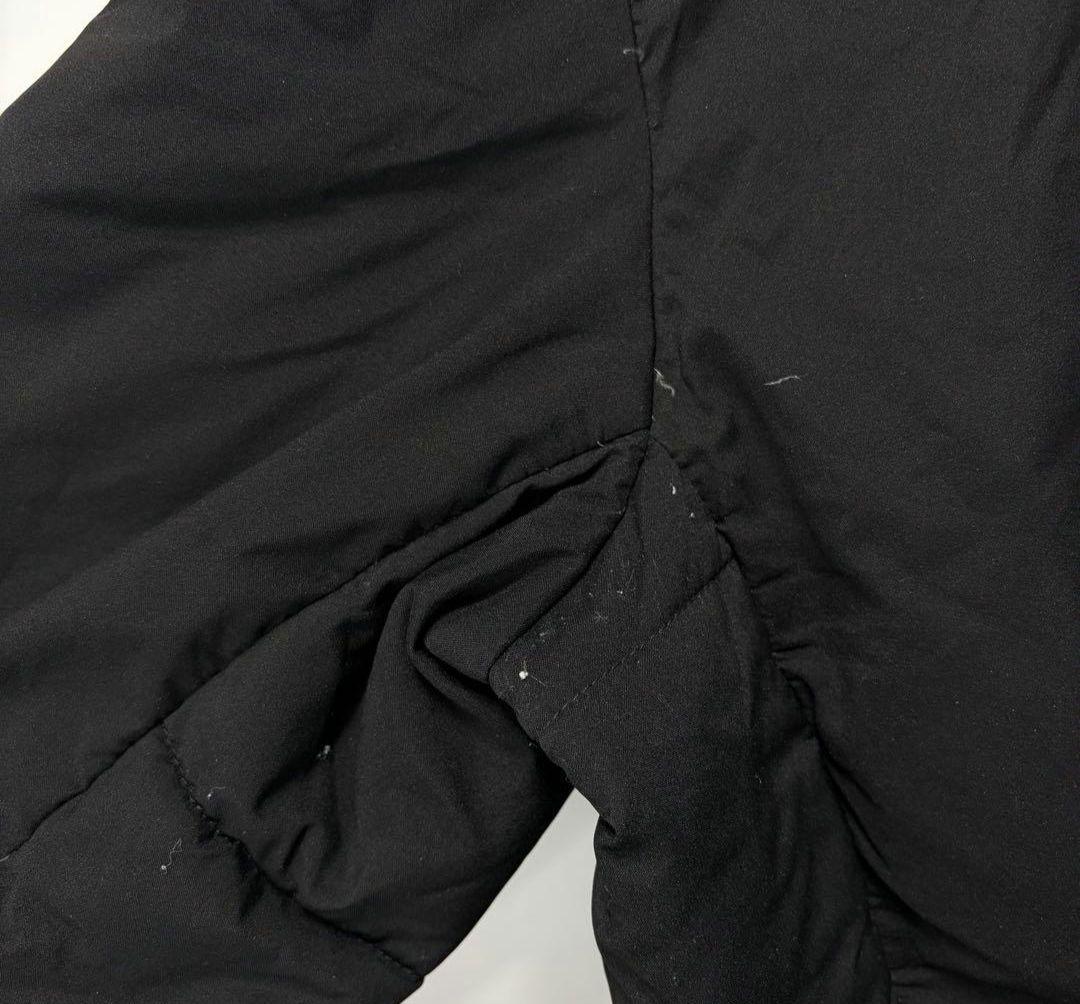 値下げノースフェイス ダウンジャケット パーカー 刺繍ロゴ 古着