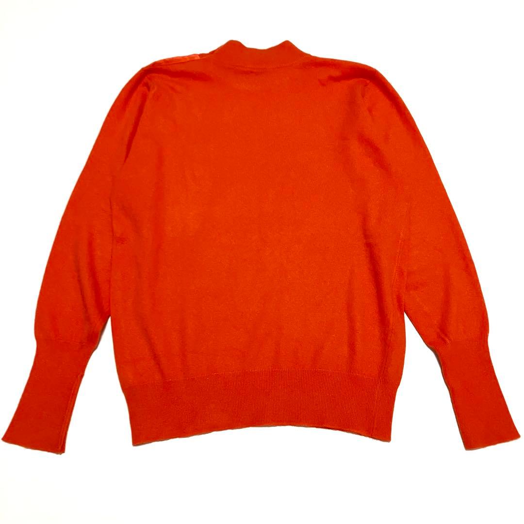 【極美品】CHANEL セーター　カシミヤ　ココマーク　カメリア　金ボタン