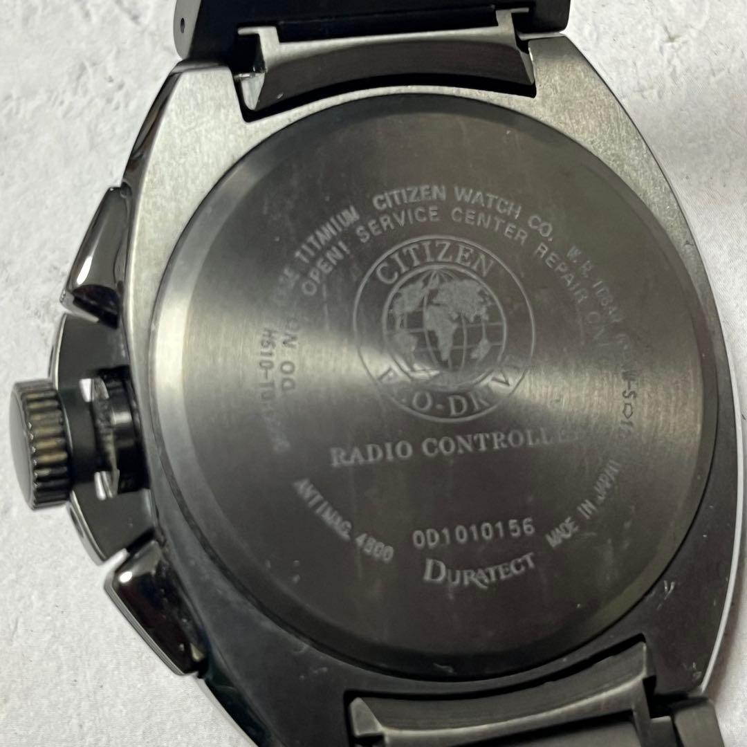 CITIZEN ATTESA エコドライブ ブラック腕時計　美品