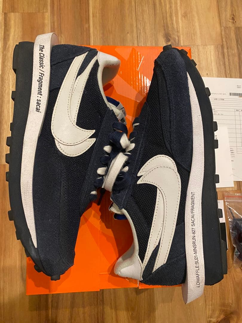 国内正規品サカイ　NIKE Fragment LDワッフル　ネイビー　26cm