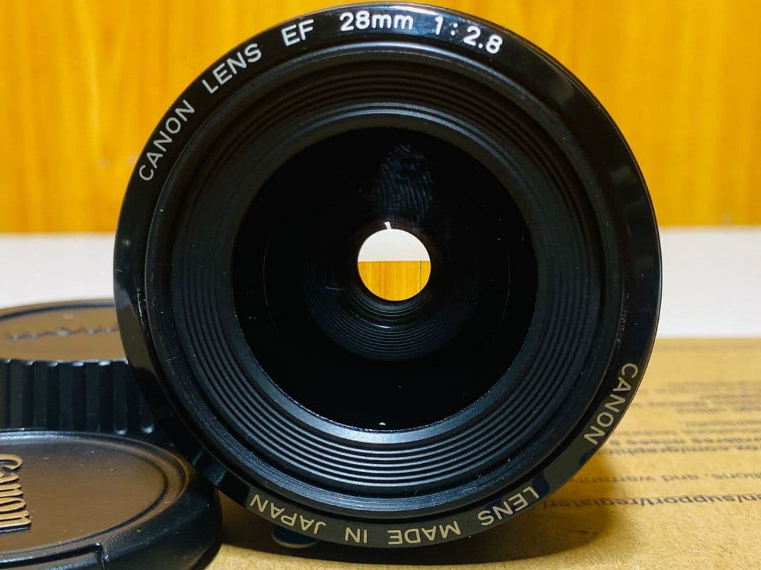 Canon EF 28mm 1:2.8 レンズ ブラック