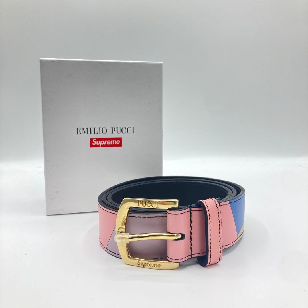 Supreme × EMILIO PUCCI Belt ピンク L/XLサイズ