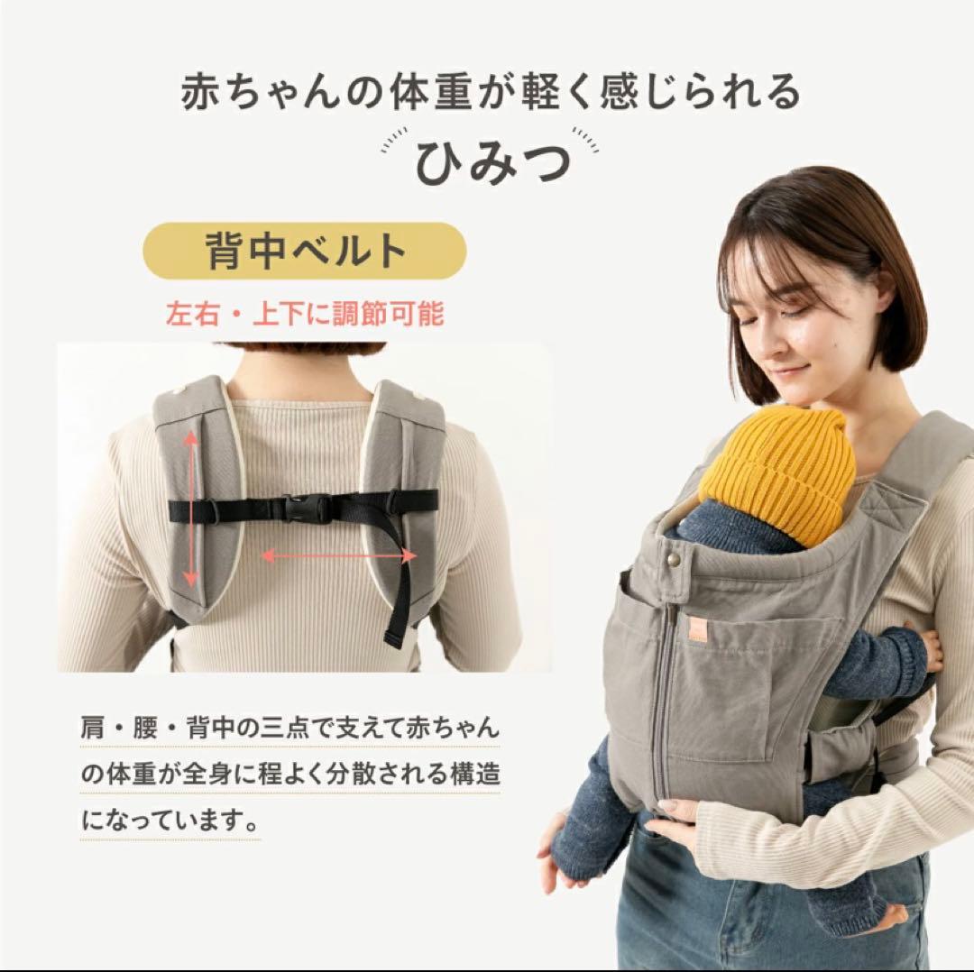 【CUSE BERRY】抱っこ紐 NICO オールメッシュブラック