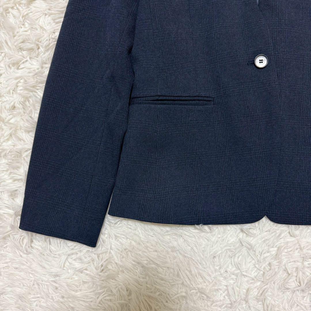 ✨未使用級✨ユナイテッドアローズ パンツスーツ チェック ノーカラー 1ボタン