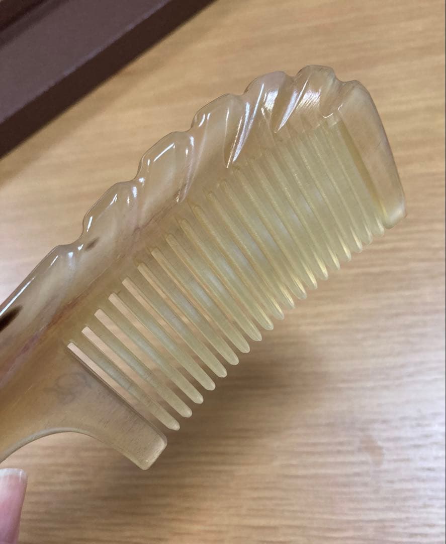 【にゃめ】ステファニーコーム　エメラルドプティハンドル