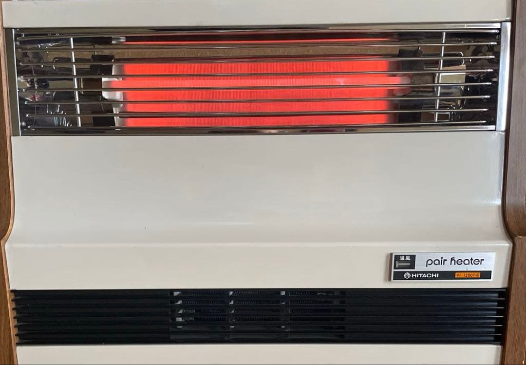 電気温風ヒーター アンティーク家具　ビンテージ　レトロ　モダンデザイン