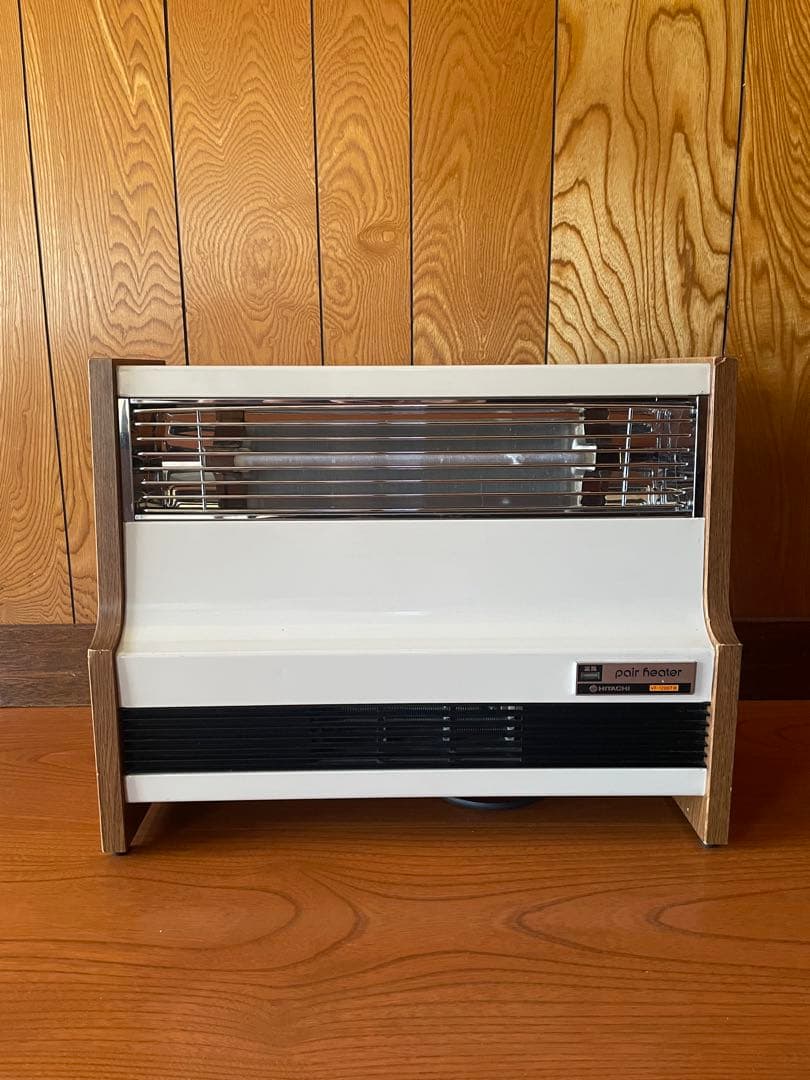 電気温風ヒーター アンティーク家具　ビンテージ　レトロ　モダンデザイン