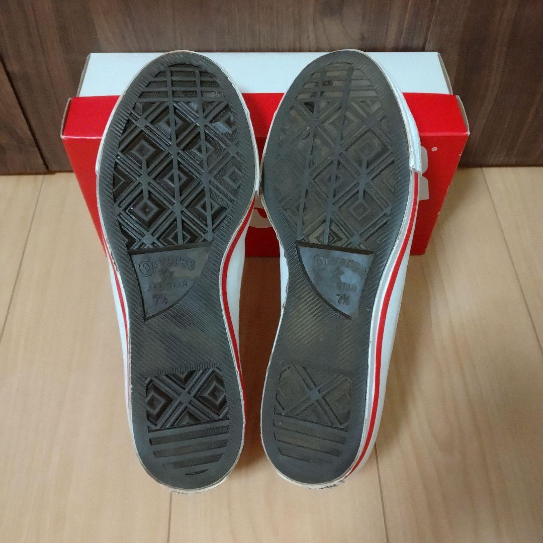 【US7.5】ワンスター　赤　レザー　レッド　one star ALL STAR