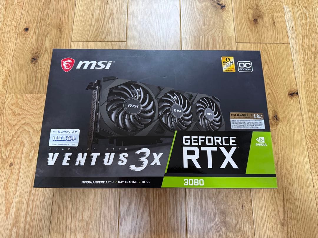 グラフィックボード・グラボ・ビデオカード GeForce RTX 3080 VENTUS 3X 10G OC