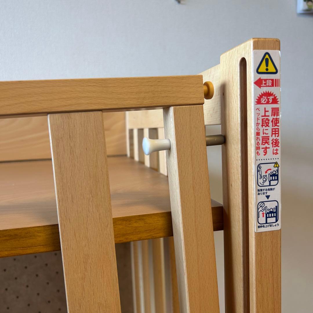 ベビーベッド日本製5wayベビーサークルパソコンデスクキッズデスク収納棚石崎家具
