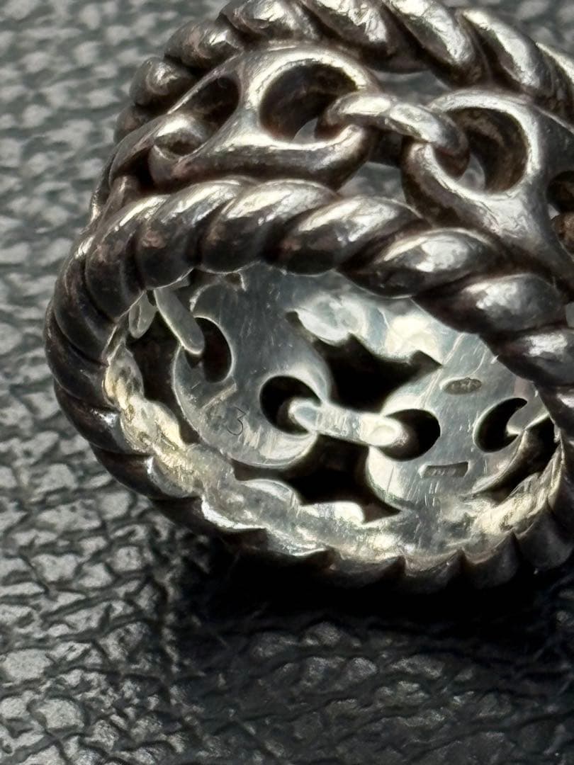 アクセサリー OLD GUCCI Marina Chain Ring Silver 925