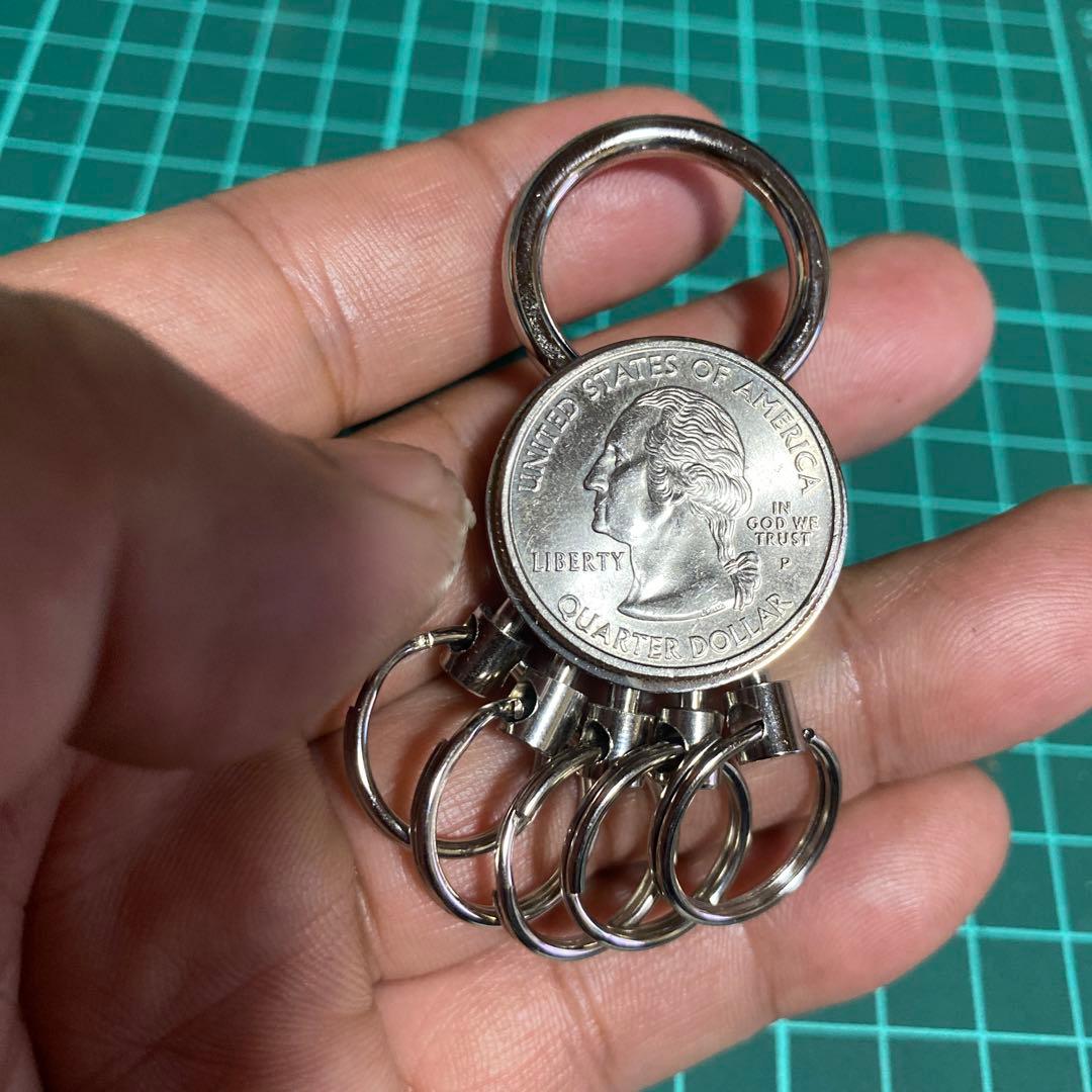 キーホルダー　Oリング　リバティ　ハワイ